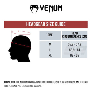 Capacete criança Venum Challenger Preto-branco 