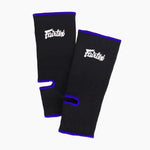 Tornozeleira Fairtex AS1 Preto-azul-Combat Arena