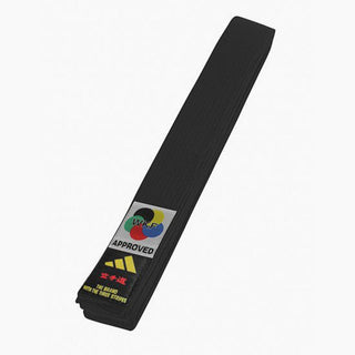 Cinto Adidas Elite WKF Preto com Kanji 