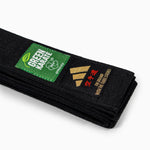 Cinto Adidas Elite WKF Preto com Kanji 