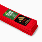 Cinto Adidas Elite WKF Vermelho com Kanji 