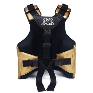 Escudo Abdominal Rival RBP Preto-Dourado