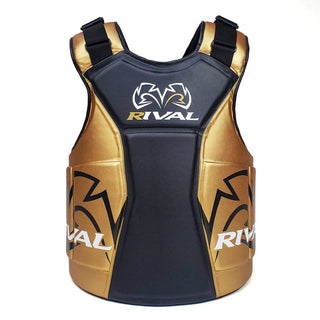 Escudo Abdominal Rival RBP Preto-Dourado