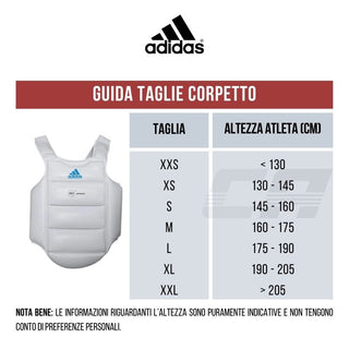 Colete Karaté Iniciantes U14 Adidas WKF