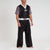 Fato de semi-contact Point Fighting WAKO Leone AB991 Preto 