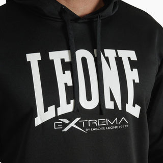 Camisola Leone Logo com capuz ABX119 Preto 