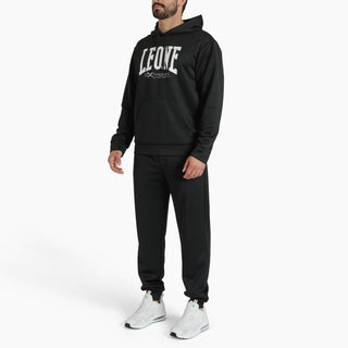 Camisola Leone Logo com capuz ABX119 Preto 