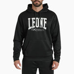Camisola Leone Logo com capuz ABX119 Preto 