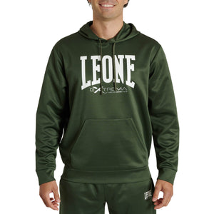 Sweatshirt Leone Logo com capuz ABX119 Verde 