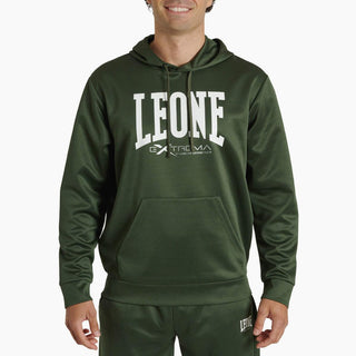 Sweatshirt Leone Logo com capuz ABX119 Verde 