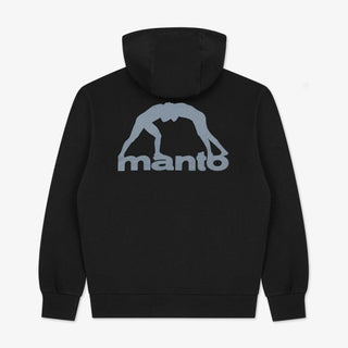 Felpa Manto Peaceful Violence con cappuccio Nero-Combat Arena