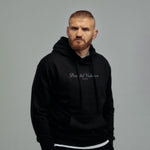 Felpa Manto Peaceful Violence con cappuccio Nero-Combat Arena