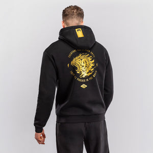 Sweatshirt Venum x Mike Tyson Tiger com capuz Preto-dourado-Combat Arena