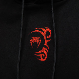 Felpa smanicata Venum x Mike Tyson Tiger con cappuccio Nero-Combat Arena