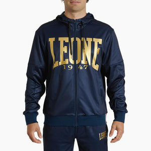 Sweatshirt Leone DNA com capuz ABX721 Azul 