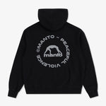 Camisola Manto Label 25 Oversize com capuz Preto 