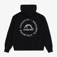 Camisola Manto Label 25 Oversize com capuz Preto 