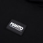 Camisola Manto Label 25 Oversize com capuz Preto 