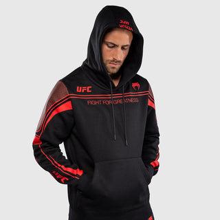 Camisola com capuz Venum UFC Fight Week Unity preto-vermelho 