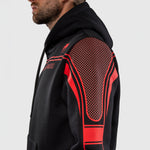 Camisola com capuz Venum UFC Fight Week Unity preto-vermelho 