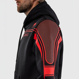 Camisola com capuz Venum UFC Fight Week Unity preto-vermelho 