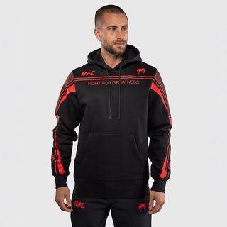 Camisola com capuz Venum UFC Fight Week Unity preto-vermelho 