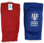 Cotoveleiras elásticas reversíveis Masters WAKO vermelho azul
