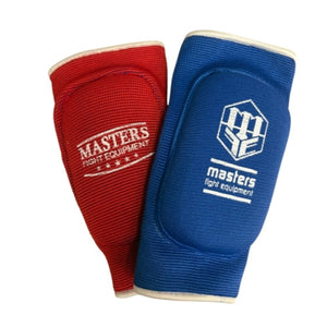 Cotoveleiras elásticas reversíveis Masters WAKO vermelho azul