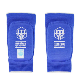 Cotoveleiras elásticas reversíveis Masters WAKO vermelho azul 