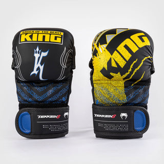 Luvas MMA Tekken 8 King Preto-amarelo-Combat Arena