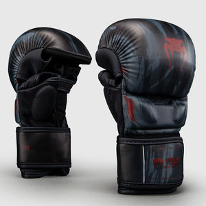Luvas MMA Venum Demon Preto-cinza-Combat Arena