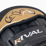 Plastrons Rival parabólicos RPM5 2.0 Preto-Ouro-Combat Arena