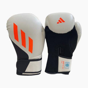 Luvas de Boxe Adidas Speed Inclinar 200 WAKO 10 Oz Branco-preto-vermelho 