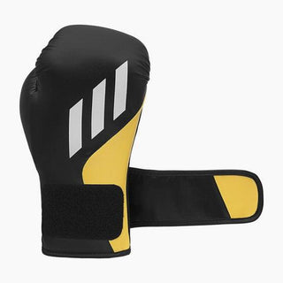 Luvas de Boxe Adidas Speed Tilt 200 WAKO 10 Oz Preto-amarelo-branco 