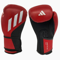 Luvas de Boxe Adidas Speed Tilt 200 WAKO 10 Oz Vermelho-preto-prata 