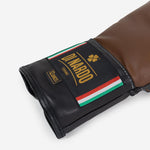 Luvas de Boxe Di Nardo com Atacadores 12 Oz Castanho-preto-Combat Arena
