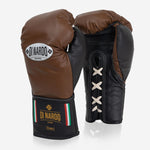 Luvas de Boxe Di Nardo com Atacadores 12 Oz Castanho-preto-Combat Arena