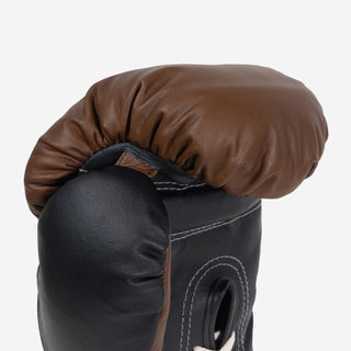 Luvas de Boxe Di Nardo com Atacadores 12 Oz Castanho-preto-Combat Arena