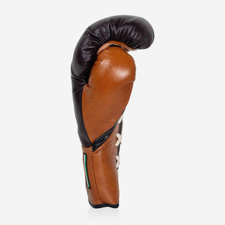 Luvas de Boxe Di Nardo com Atacadores 14 Oz Borgonha-conhaque-Combat Arena