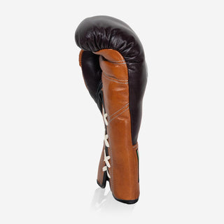 Luvas de Boxe Di Nardo com Atacadores 14 Oz Borgonha-conhaque-Combat Arena