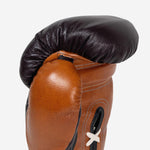 Luvas de Boxe Di Nardo com Atacadores 14 Oz Borgonha-conhaque-Combat Arena