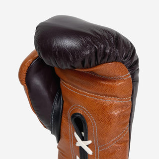 Luvas de Boxe Di Nardo com Atacadores 14 Oz Borgonha-conhaque-Combat Arena