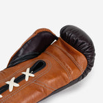 Luvas de Boxe Di Nardo com Atacadores 14 Oz Borgonha-conhaque-Combat Arena