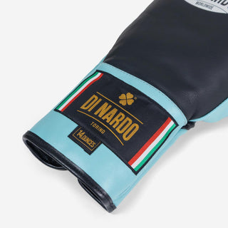 Guantoni Di Nardo con lacci 14 Oz Nero-acqua-Combat Arena