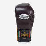 Luvas de Boxe Di Nardo com Atacadores 16 Oz Borgonha-amarelo-Combat Arena