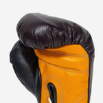 Luvas de Boxe Di Nardo com Atacadores 16 Oz Borgonha-amarelo-Combat Arena