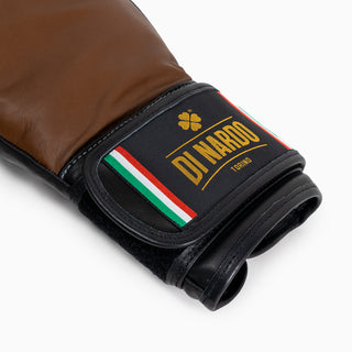 Luvas de Boxe Di Nardo com Velcro 12 Oz Castanho-preto 