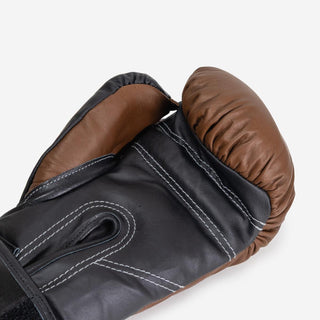 Luvas de Boxe Di Nardo com Velcro 12 Oz Castanho-preto 