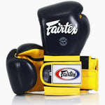 Luvas de Boxe Fairtex Mexican Estilo BGV9 Azul-amarelo-amarelo-Combat Arena