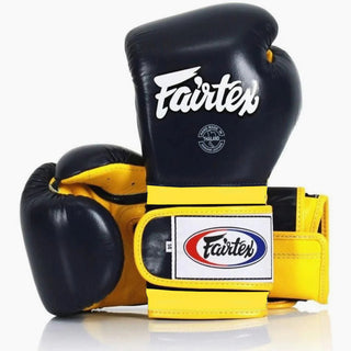 Luvas de Boxe Fairtex Mexican Estilo BGV9 Azul-amarelo-amarelo-Combat Arena